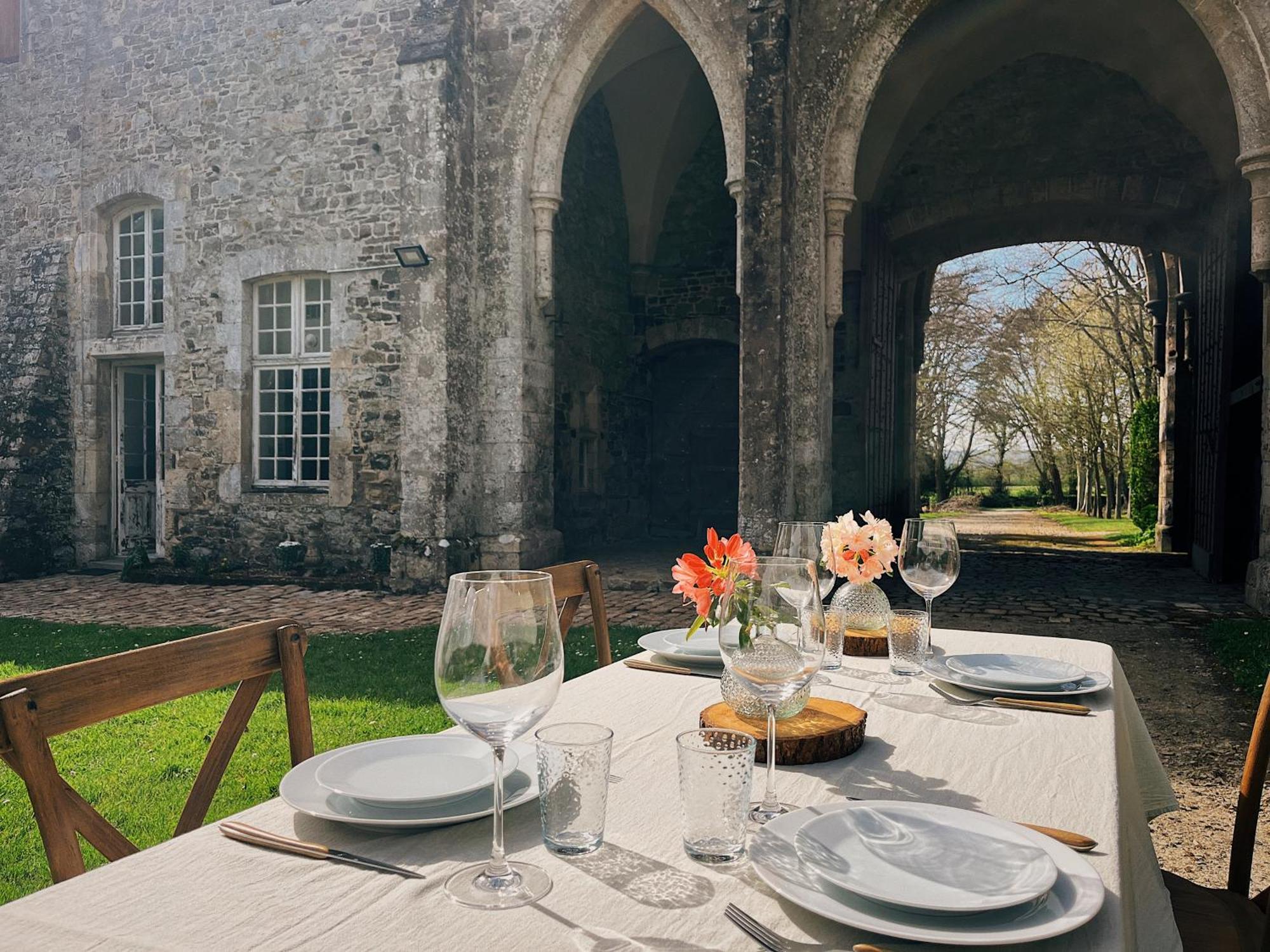 Abbaye De Blanchelande Bed and Breakfast Neufmesnil Buitenkant foto