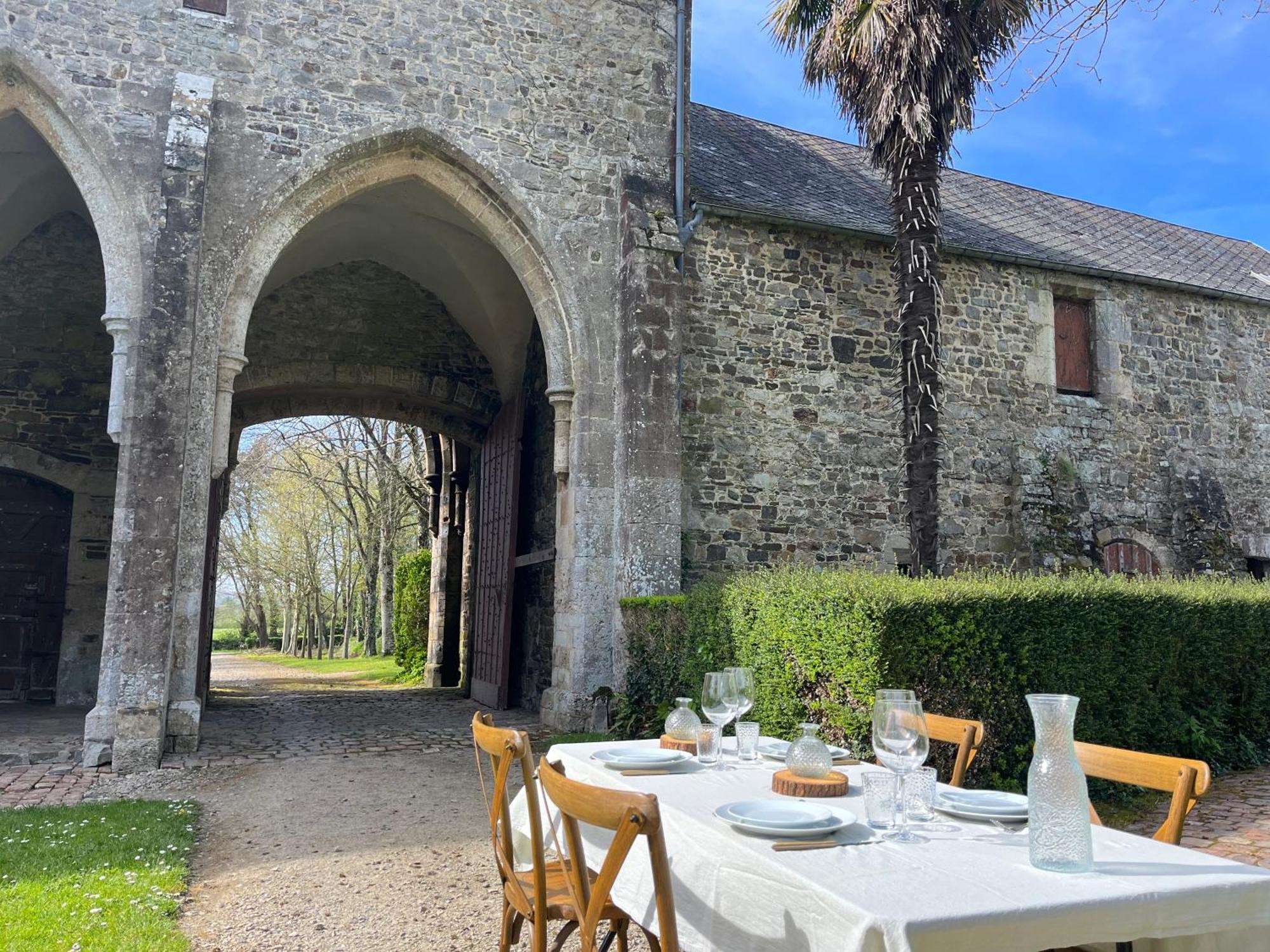 Abbaye De Blanchelande Bed and Breakfast Neufmesnil Buitenkant foto